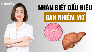 Dấu hiệu gan nhiễm mỡ